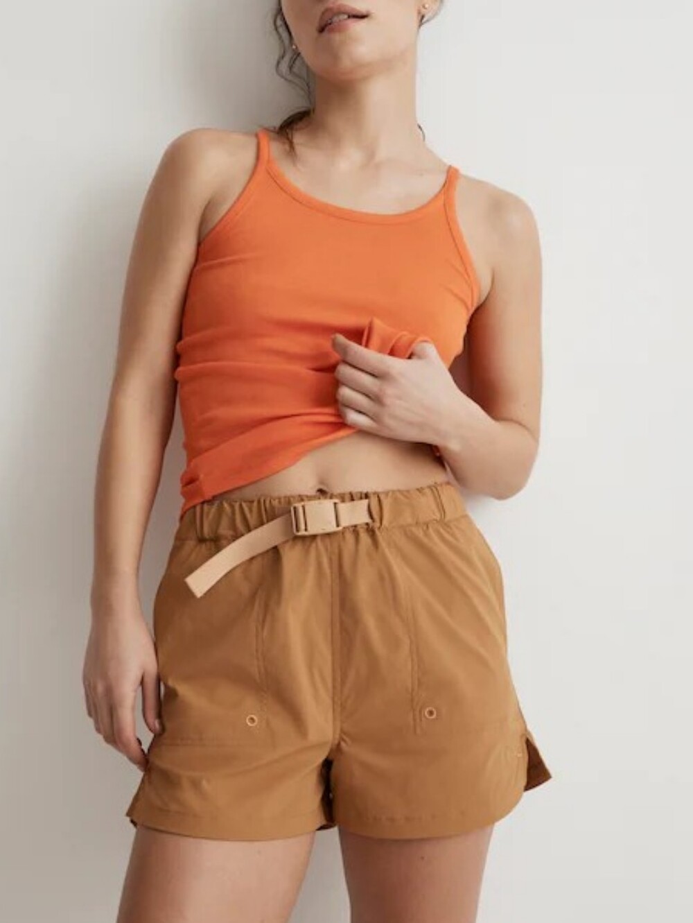 Madewell MWL Hiking Shorts In Toffee Size XS